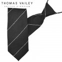토마스 베일리(THOMAS VAILEY) 자동/지퍼넥타이-루트 블랙 7.5cm