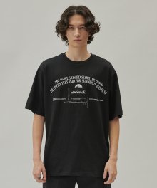 ADD SPACE LETTERING TEE BLACK