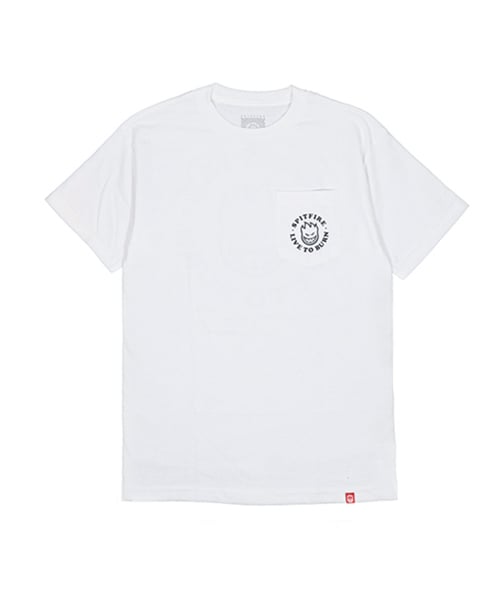 BIGHEAD LTB S/S Pocket T-Shirt WHITE w/ BLACK Prints