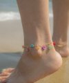 Rainbow colorchip bracelet (anklet)