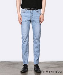 #0210 newtral blue slim crop jeans