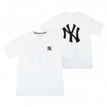 팝핑 빅로고 티셔츠 NY (WHITE/BLACK)