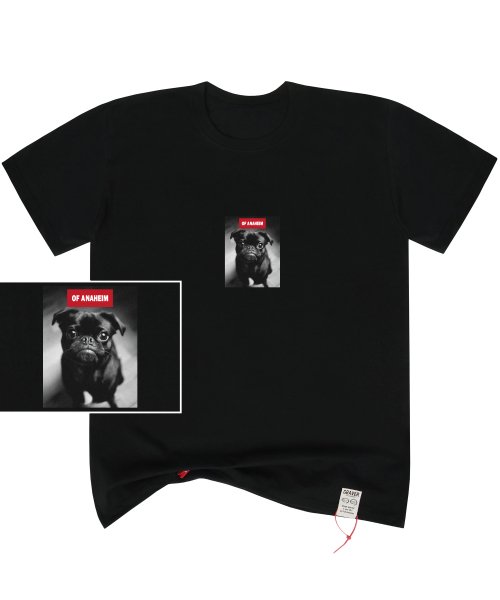 Supreme pug shirt online