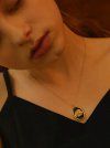 rose necklace [16k gold plating / silver 925] [4 color]