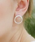Line of Sun earring_Silver