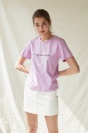 블러브(BLUV) 핑크 스프링 티셔츠