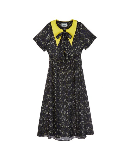 룩북(LOOKVOOK) (SET) Big Collar Dress + 