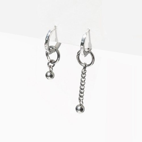 러쉬오프(rushoff) Mini Bell Earring / 미니벨 귀걸이 (써지컬스틸침/귀찌변경가능)