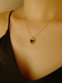 피오레(FIORE) mini stone heart necklace
