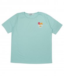 (유니섹스)  Aloha Hawaii Summer Short Sleeve T-shirt (MINT)