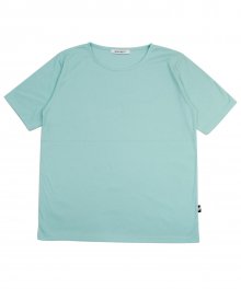 (유니섹스) Basic Color Short Sleeve T-shirt (MINT)
