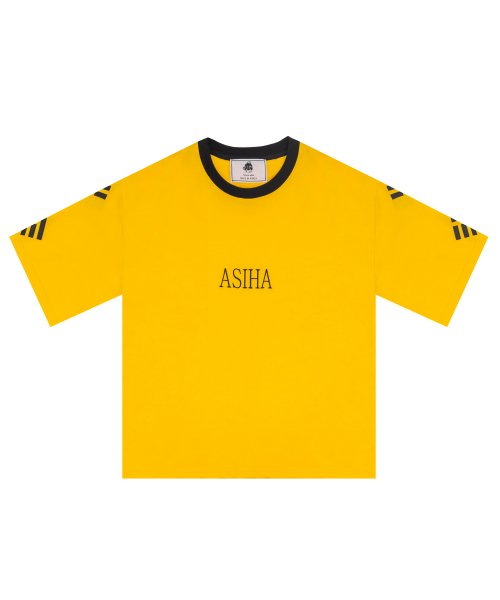 아시하(asiha) M [S/S] Geon Gon Gam Yi 1/2 T-shirts Yellow