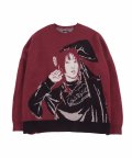 Oversized SeeSea Wool Knit Sweater [Burgundy]