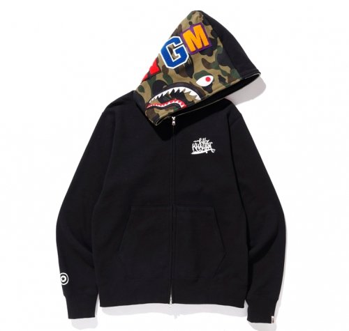 最新作定番 A BATHING APE - APE BAPE WIZ KHALIFA シャークパーカー