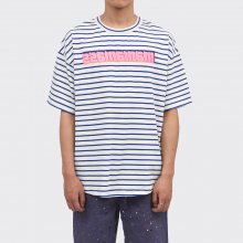 RELAXED FIT STRIPE LOGO T-SHIRT