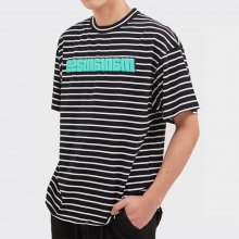 RELAXED FIT STRIPE LOGO T-SHIRT