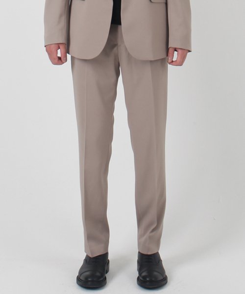 Базовые зауженные слаксы_beige