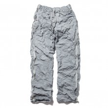 Crinkled Track Pants (Grey)