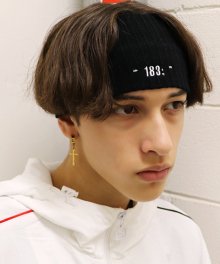 [unisex]183; LONG BLACK HAIR BAND