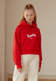 PLAY CROP HOODIE RED(CY1JFFM430A)