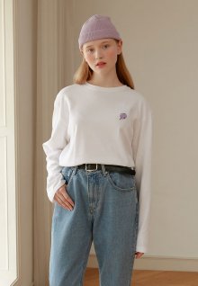 SMALL CC LONG SLEEVE WHITE(CY1JFFT551A)