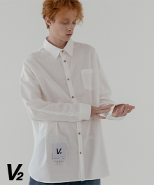 Overfit color shirt_white