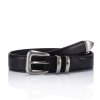 110 Leather Belt - Black