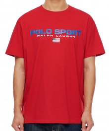 폴로 스포츠 숏 슬리브 티셔츠 - 레드