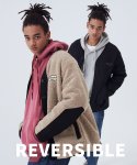 어드바이저리(ADVISORY) Reversible Y Neck Fleece Jacket - Black