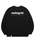 마하그리드(MAHAGRID) ORIGIN LOGO CREWNECK BLACK(MG2BSMM485A)