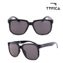 티피카(TYPICA) 심플 스퀘어 BE OTHER Basic-C1 블랙  선글라스