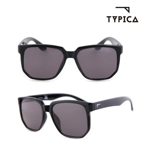 티피카(typica) 심플 스퀘어 BE OTHER Basic-C1 블랙  선글라스