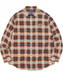 ARC-Logo African Check Shirt Red