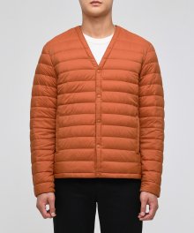 브이넥 라이트 다운 재킷 [오렌지]