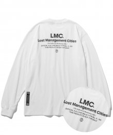 LMC INFLUENCER LONG SLV TEE white