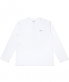 유니섹스 GH 셰이드 로고 롱슬리브 티셔츠  WHITE G9F9T509_10