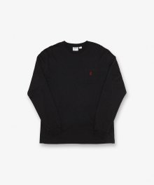 ONE POINT L/S TEE BLACK