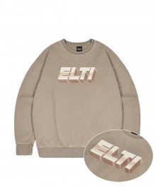 Pig Dyeing Sweat Shirts_Beige