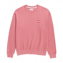 노맨틱 시그니처 로고 스웨트 셔츠 핑크
