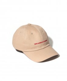 VALUABLE CURVED CAP-BEIGE
