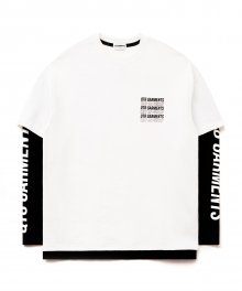 IG Slogan Layered Tee (Ivory)