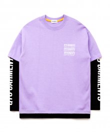 IG Slogan Layered Tee (Purple)