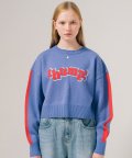 Thump Crop Sweater(PURPLE)