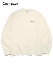 SMALL AUTHENTIC LOGO CREWNECK IVORY