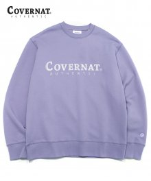 AUTHENTIC LOGO CREWNECK LIGHT PURPLE