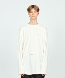 LAYERED OVER L/S TEE WHITE