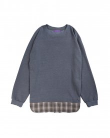 19FW COMFY LAYERED LONG SLEEVE NAVY