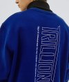 로고 오버핏 맨투맨 TR9SMT001 (BLUE)