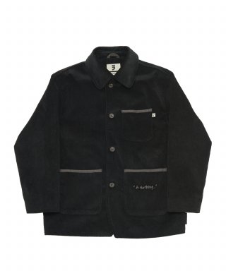 어낫띵(A NOTHING) CORDUROY VINTAGE TRUCKER JACKET (Black)