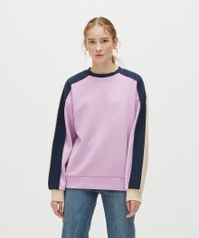 WOMENS COLOR BLOCK SWEAT SHIRTS (PWON3WSL68W0P2)